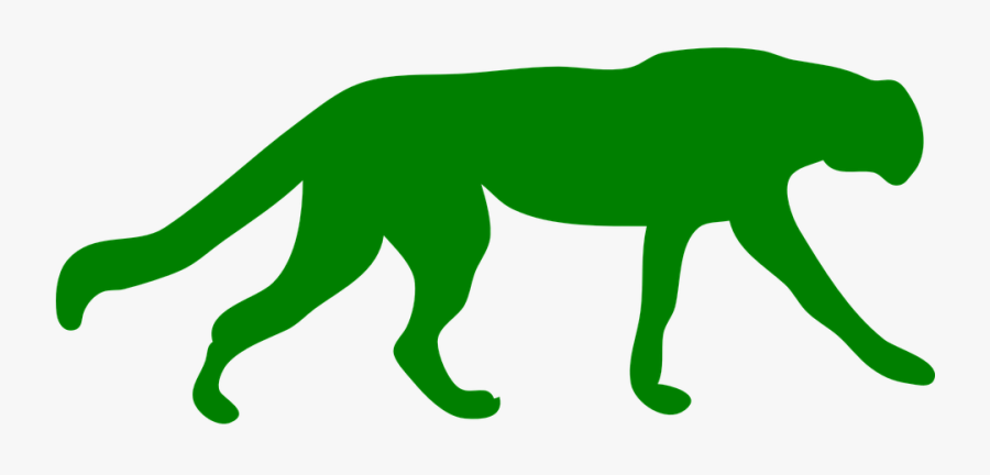 Free Cheetah Silhouette, Transparent Clipart