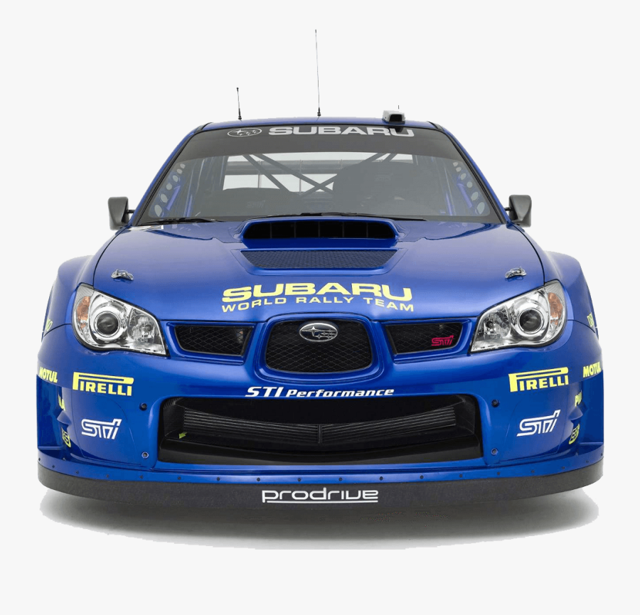 Subaru Clipart Rally Car - Subaru Impreza Rally Front, Transparent Clipart
