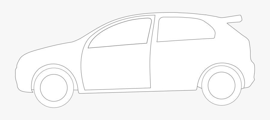 Line Art,angle,compact Car - Volkswagen New Beetle, Transparent Clipart