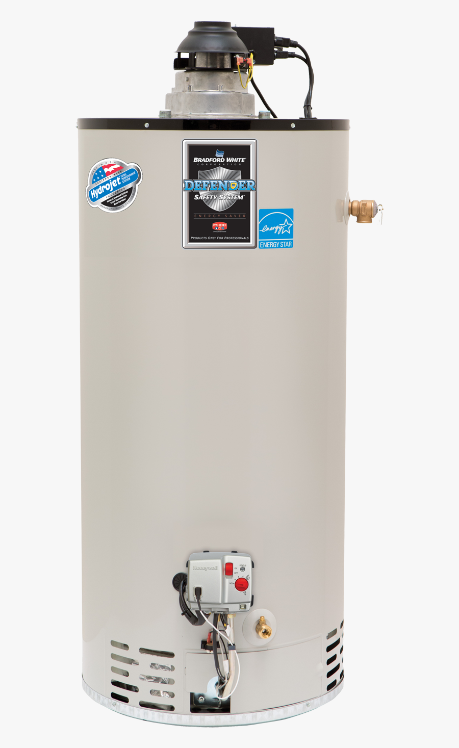 Atmospheric Vent High Ef Gas Water Heater - Bradford White Water Heater, Transparent Clipart
