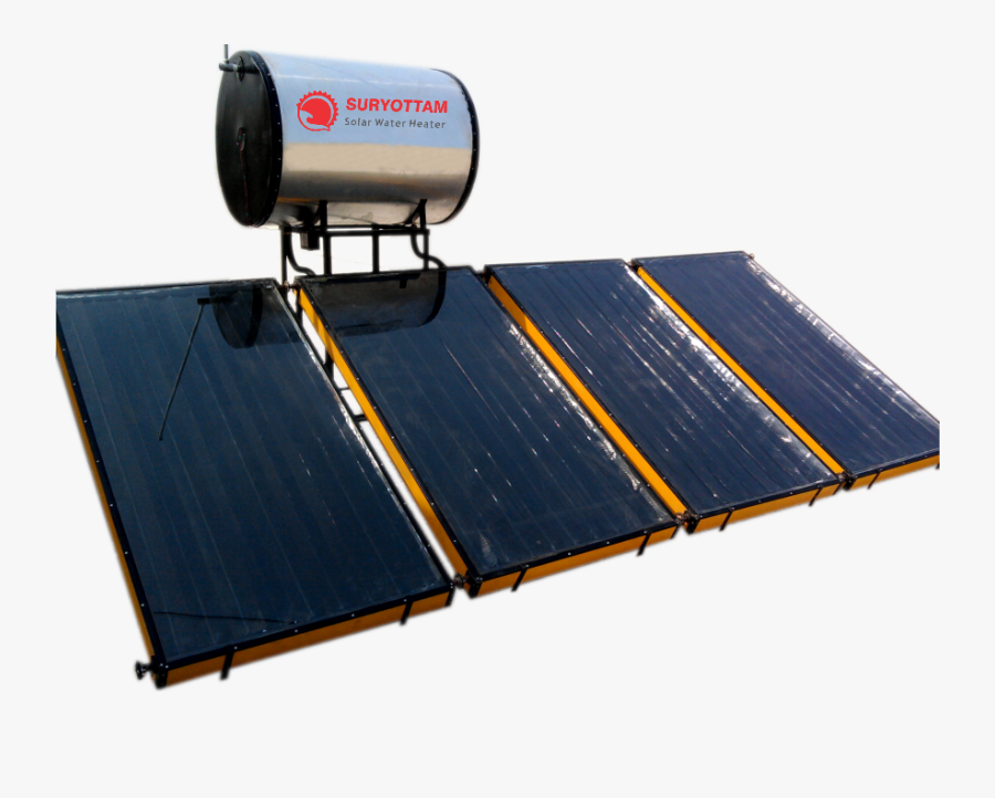 Manifold Solar Water Heater, Transparent Clipart