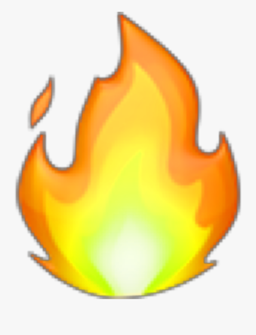 #fire #fuego #orange #naranja #yellow #amarillo #emoji - Emojis Tumblr Png, Transparent Clipart