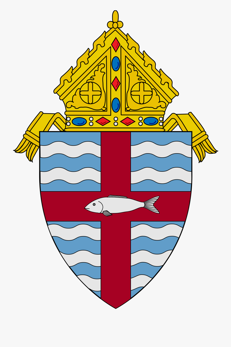Diocese Of Madison - Archdiocese Of Denver Coat Of Arms, Transparent Clipart