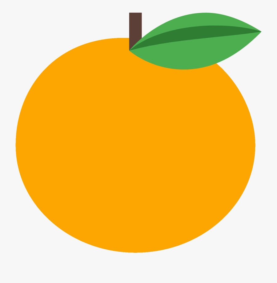 Clip Art Orange Icon - Apple, Transparent Clipart