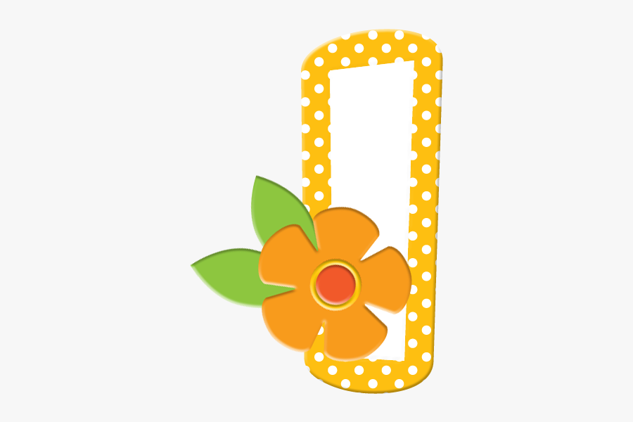 Sgblogosfera Mar A Jos - Letra Para Imprimir Con Flor, Transparent Clipart