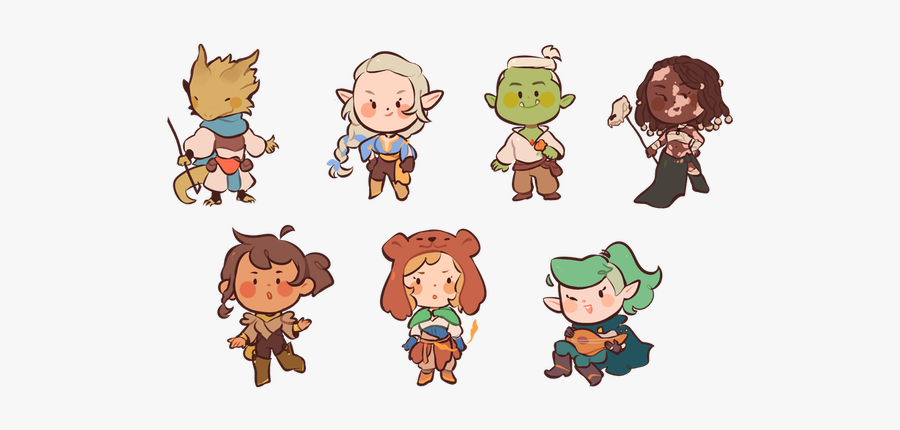 Gnomonist Clipart Reproportioned - Cute Dnd Bard, Transparent Clipart
