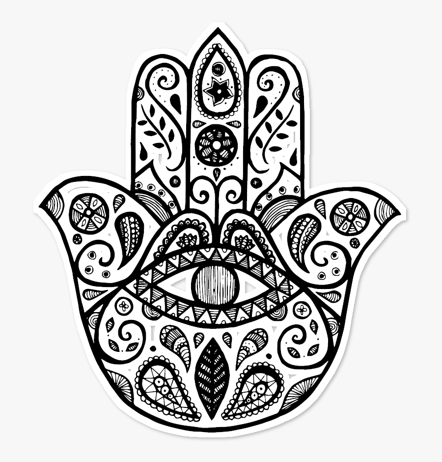 Clip Art T Shirt Talisman Hand - Hand Of Hamsa Png, Transparent Clipart