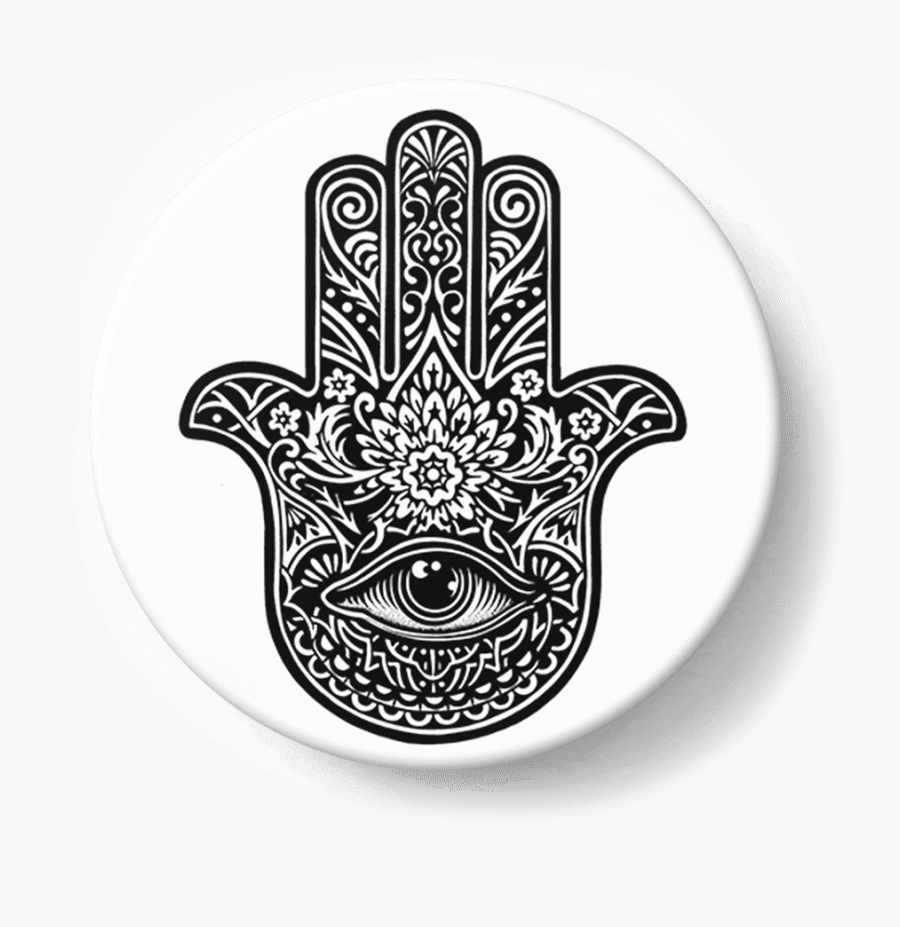 Dailyobjects Hamsa The Hand Of God Designer Popholder - Gods Hand Hamsa, Transparent Clipart