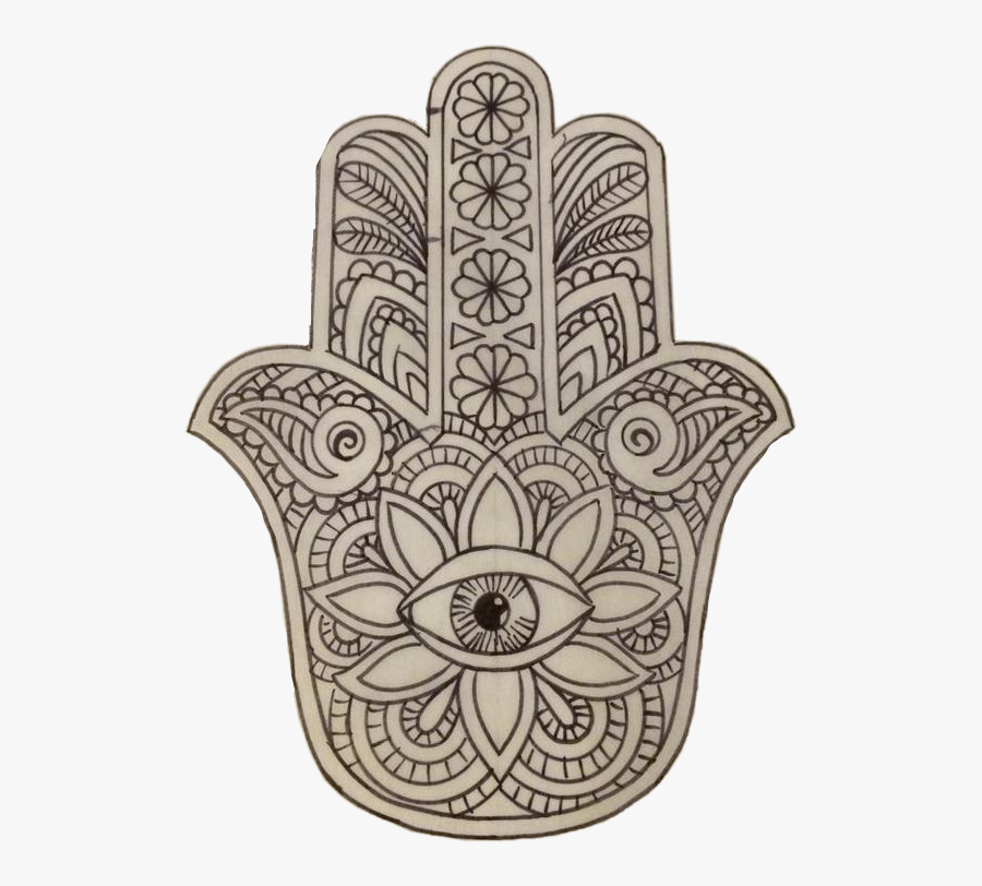 #hamsa #mandala #natnat7w #freetoedit - Hamsa, Transparent Clipart