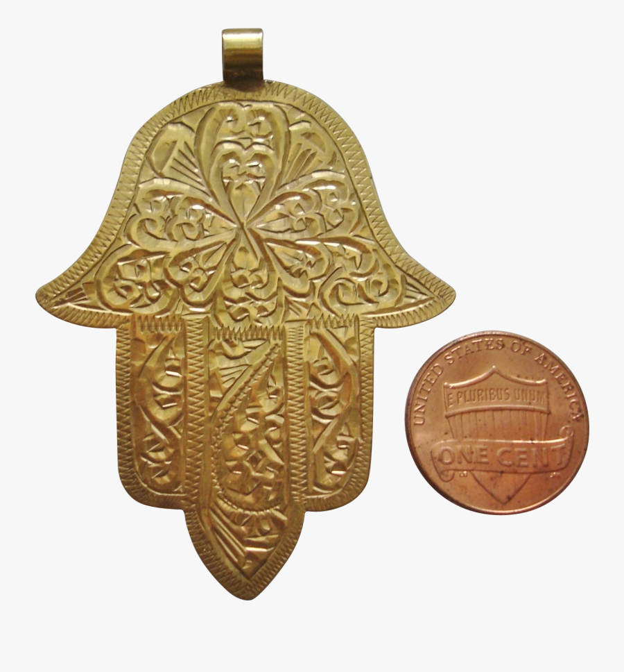 Clip Art Rare Antique K Gold - Hand Of God Morocco, Transparent Clipart
