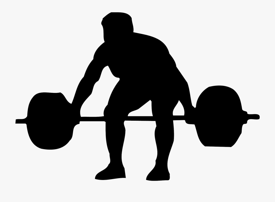 Deadlift Png -powerlifting Png - Jesus With Children Silhouette, Transparent Clipart