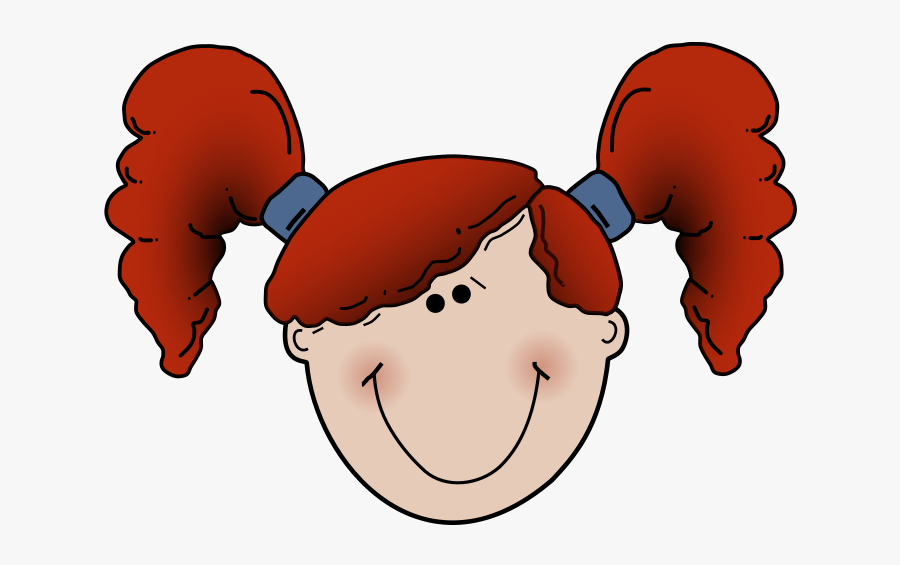 Girl Face Clipart, Transparent Clipart