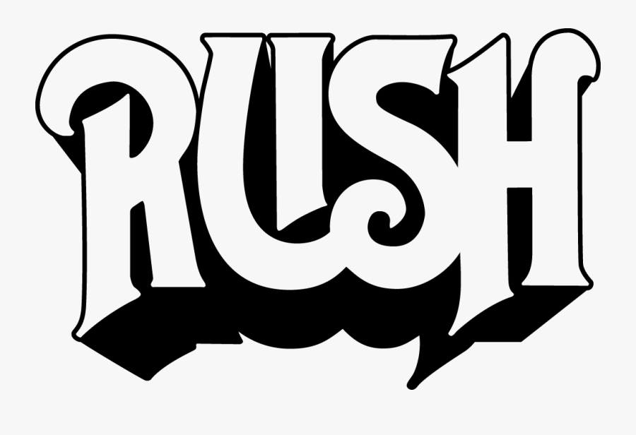 Rush Logo Bw - Transparent Rush Band Logo, Transparent Clipart