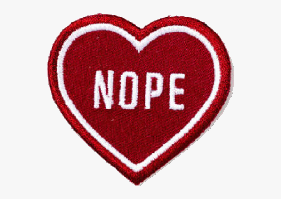 Transparent Tumblr Food Png - Heart Patch, Transparent Clipart