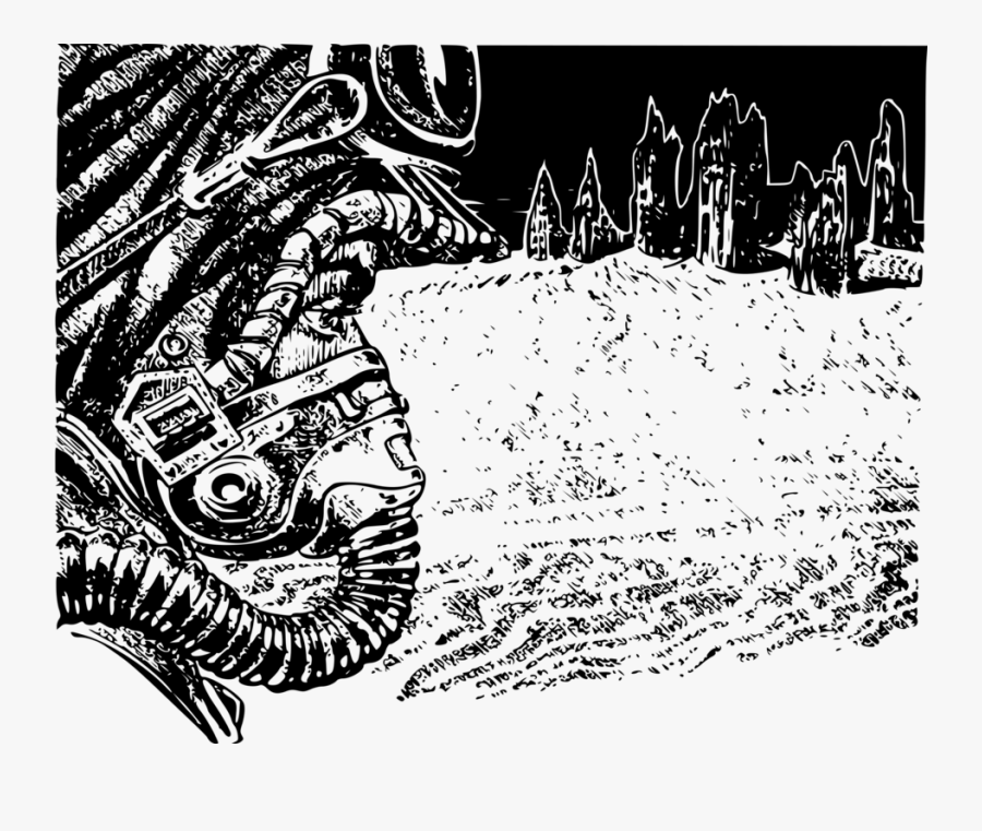 Line Art,wildlife,art - Science Fiction, Transparent Clipart