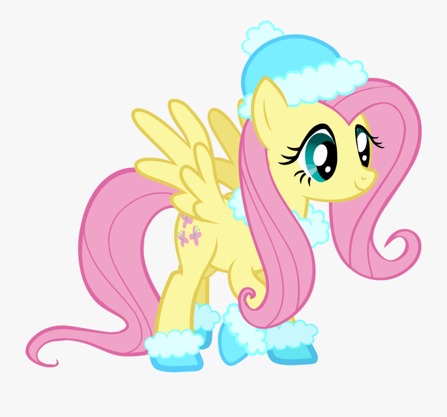 Magic Clipart Scarf - My Little Pony Fluttershy Snow, Transparent Clipart