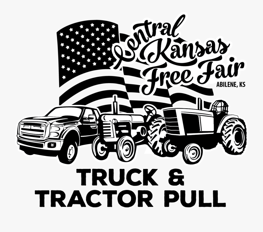 Truck Pulling - Memorial Day Flag Clipart, Transparent Clipart