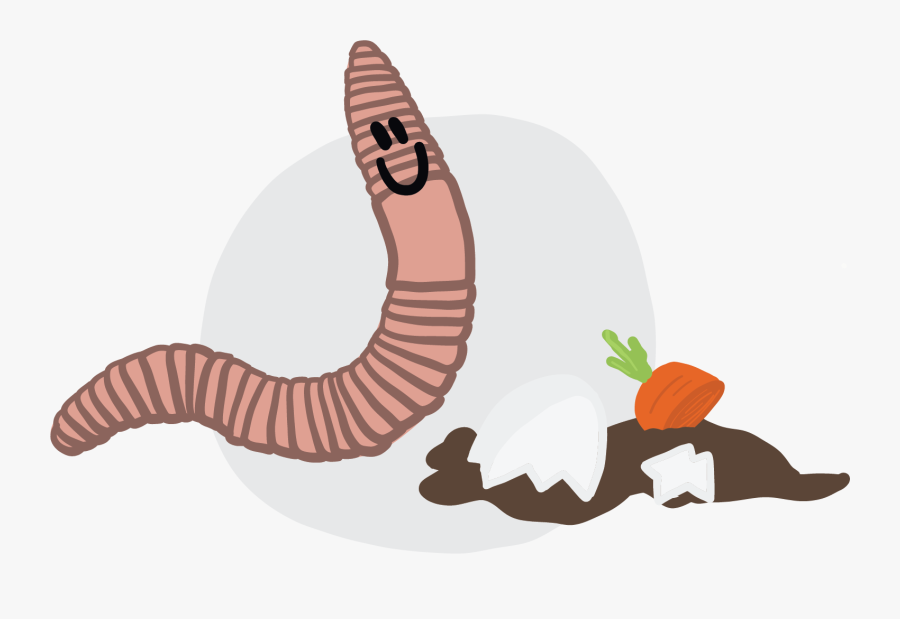Transparent Worm Magic - Feeding Worms, Transparent Clipart