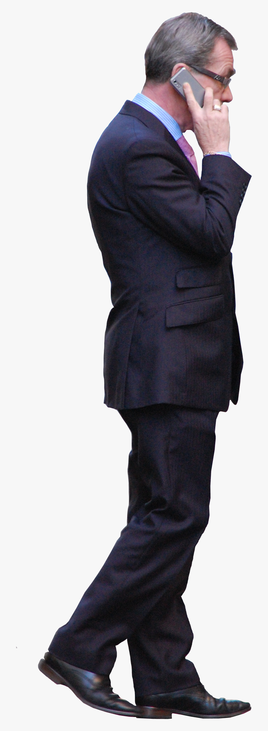 Man Talking Phone Png, Transparent Clipart