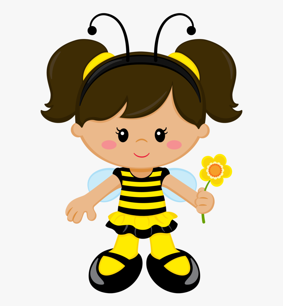 Menina Abelhinha Png, Transparent Clipart