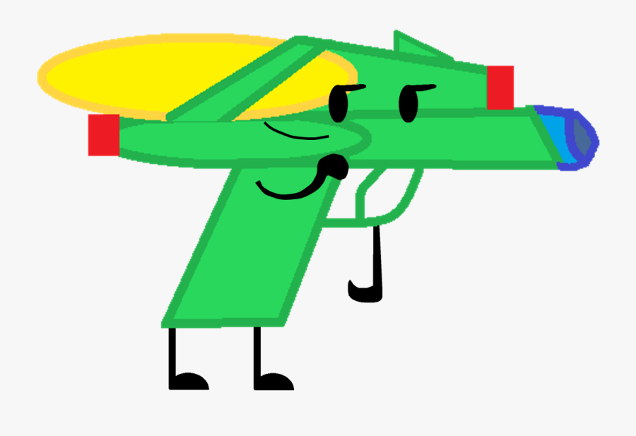 Wtw- Water Gun By Thendo26 - Bfdi Water Gun, Transparent Clipart