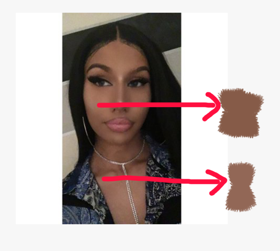 Transparent Nicki Minaj Face Png - Girl, Transparent Clipart