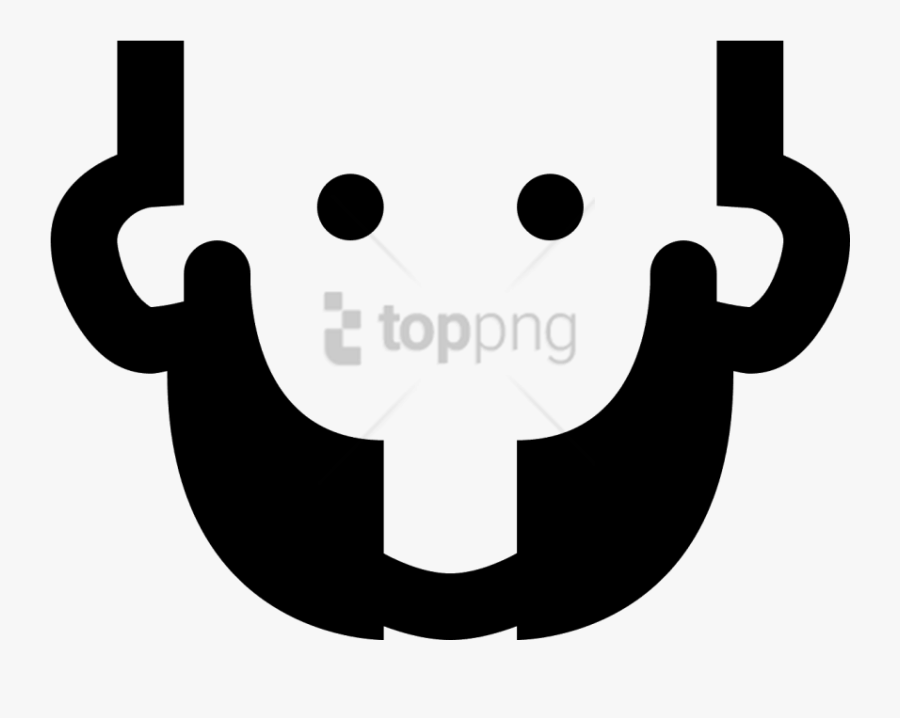 Free Png It Is An Icon Of A Persons Face With Sideburns, Transparent Clipart
