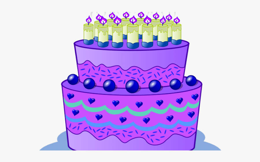 Birthday Cake Clip Art, Transparent Clipart