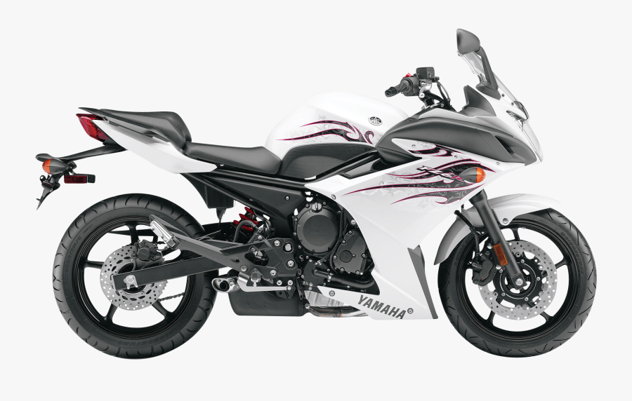 Transparent Motorcycle Clipart Black And White - Yamaha Fz 600 2013, Transparent Clipart
