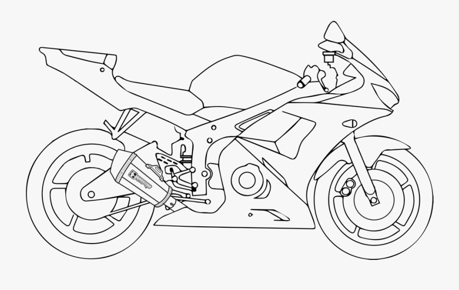 Clip Art Line At Getdrawings Com - Motorcycle Line Drawing Png, Transparent Clipart
