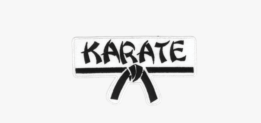 1191 Karate Belt Patch - Label, Transparent Clipart