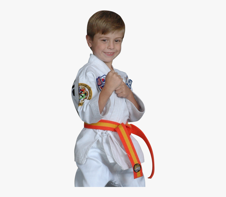 Boy In Karate Stance - Karate, Transparent Clipart