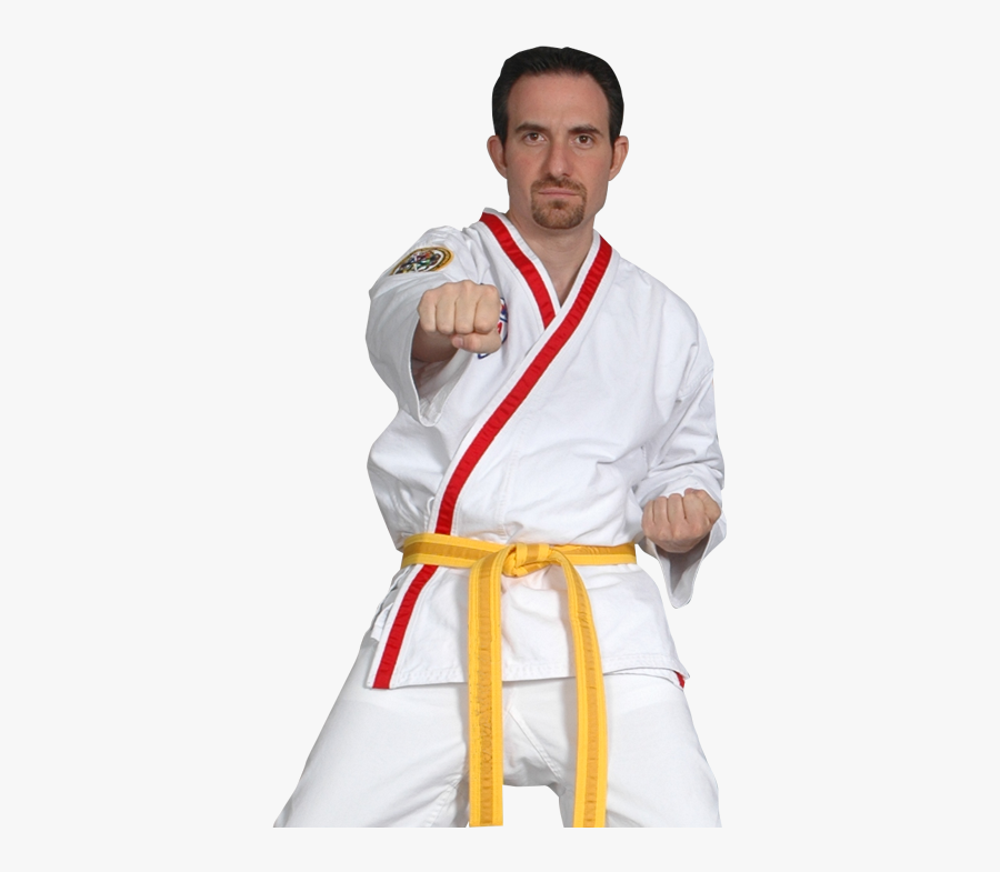 Adult Man In Karate Stance - Karate, Transparent Clipart