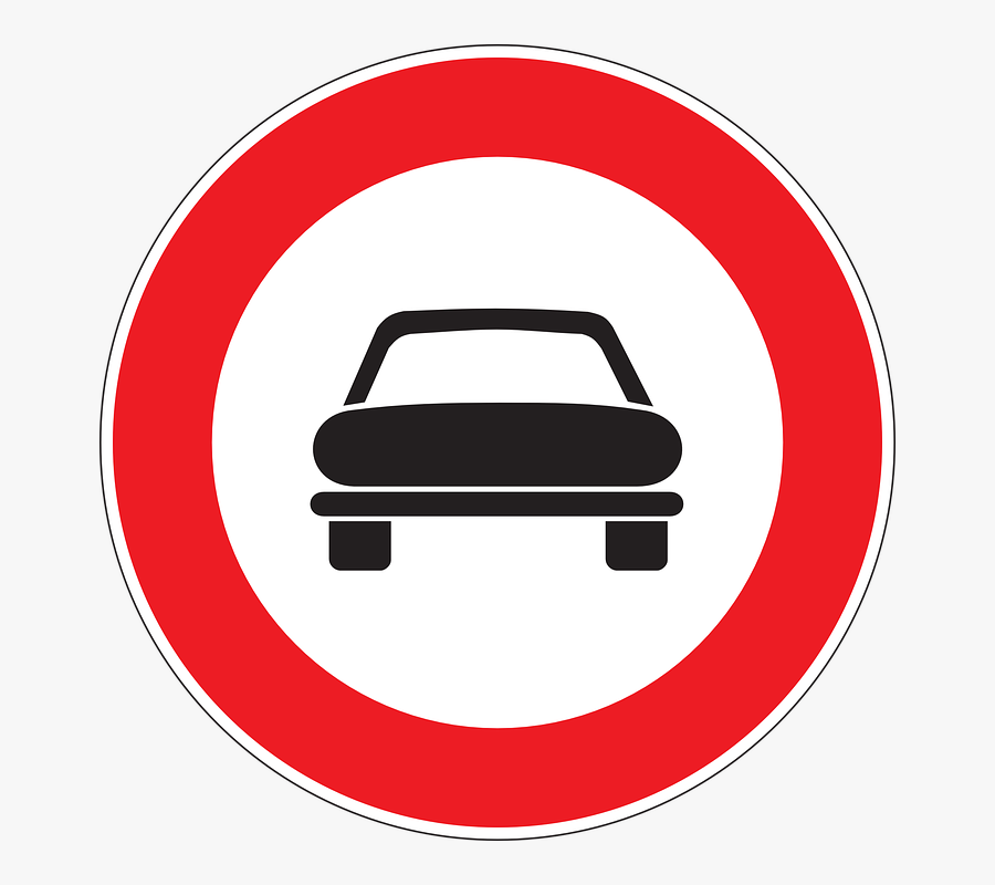 Transparent Vehicles Clipart - Car No Entry Png, Transparent Clipart