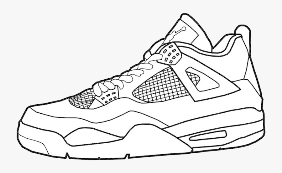 jordans shoes drawing