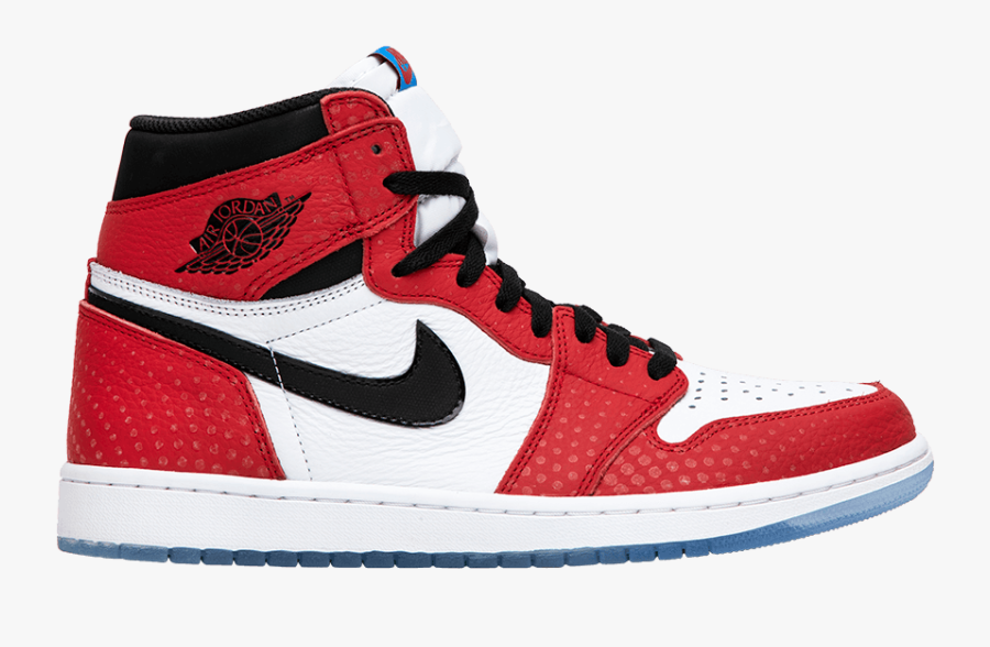 Transparent Jordan Sneaker Clipart - Jordan Satin Black Toe 1, Transparent Clipart