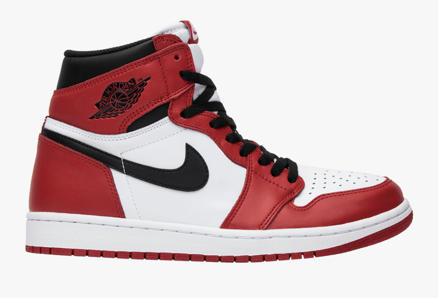 Air Jordan 1 Retro High Og "chicago - Air Jordan 1 Retro High Og, Transparent Clipart