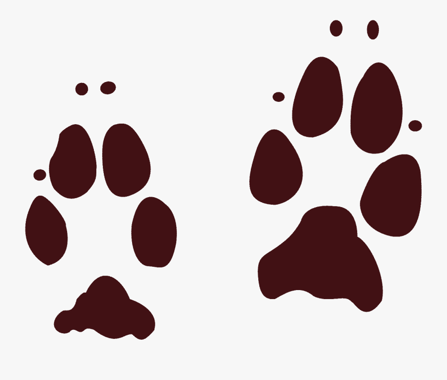 Real Bunny Paw Print Clipart , Png Download - Coyote Tracks Odnr, Transparent Clipart