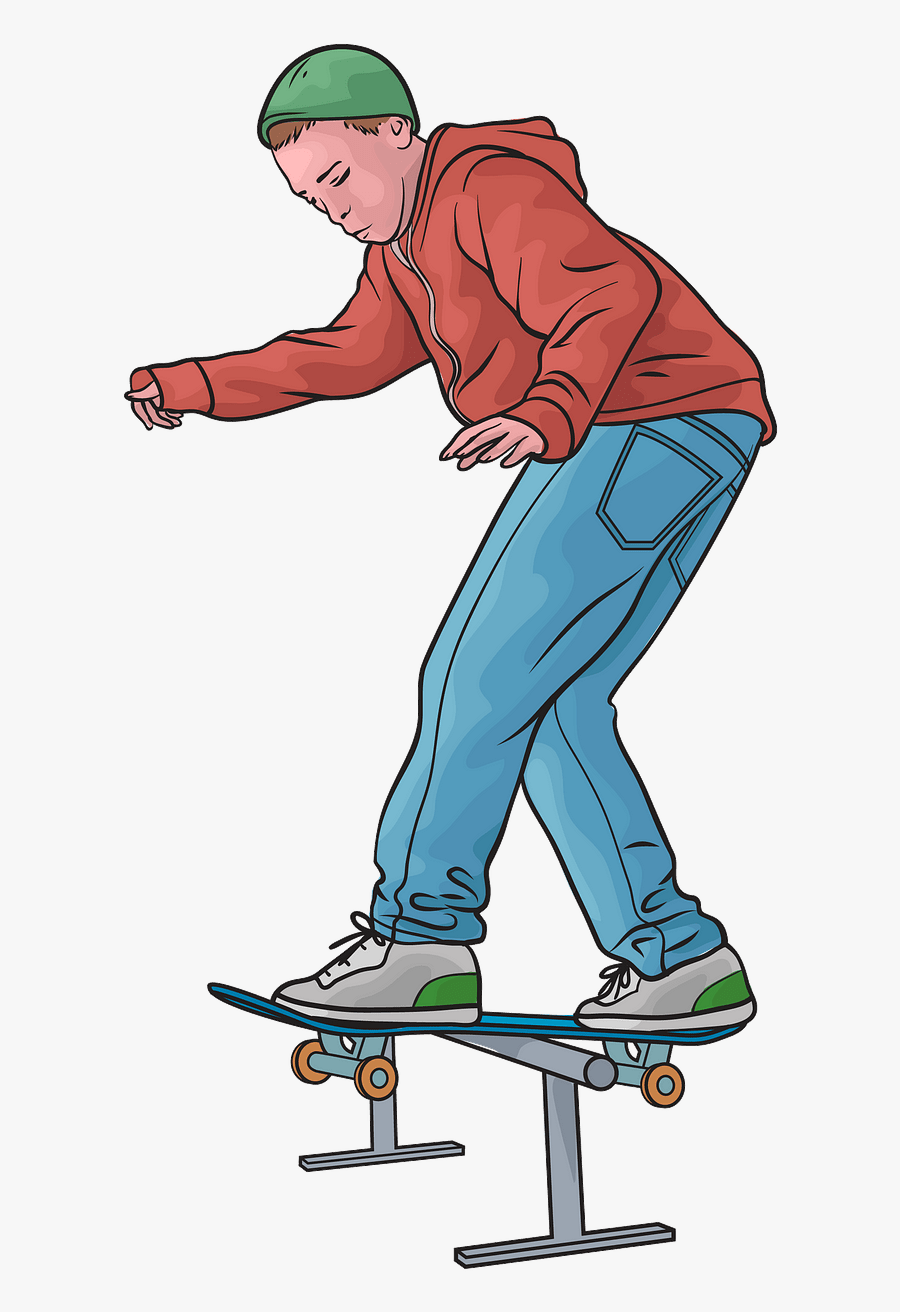 Skateboarding, Transparent Clipart