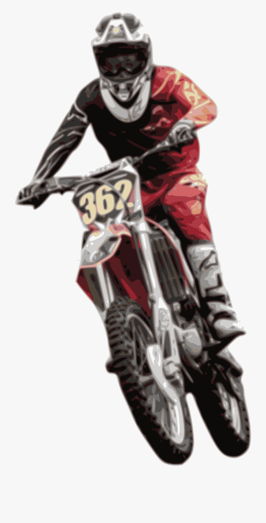 Rider Transparent Background Png Icon - Motocross Png, Transparent Clipart