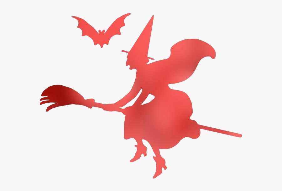Transparent Animated Flying Witch Png Clipart Free - Witch Halloween Decorations Printable, Transparent Clipart