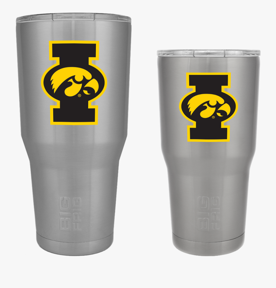 Iowa Hawkeyes Big I Tigerhawk Tumbler"
 Class= - Iowa Hawkeyes, Transparent Clipart