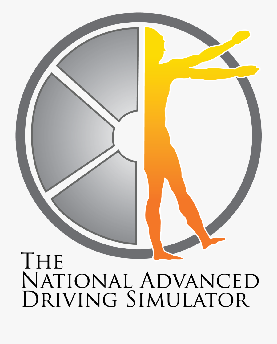 National Advanced Driving Simulator Logo, Transparent Clipart