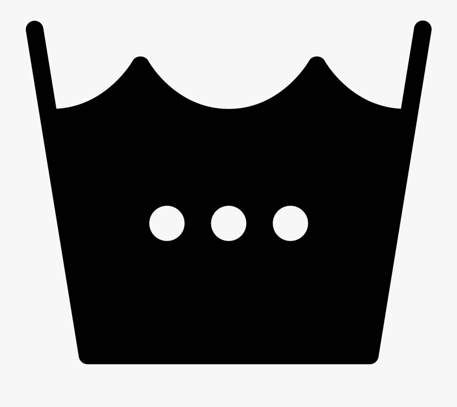 Machine Wash Filled Icon, Transparent Clipart