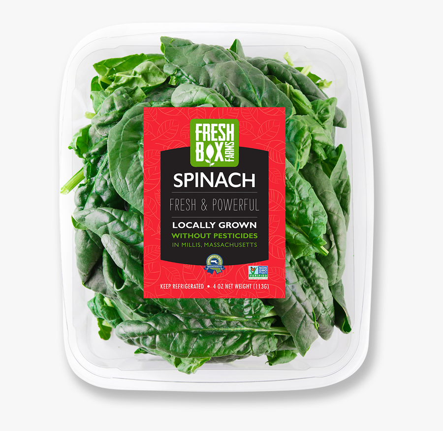 Hydroponics Baby Spinach - Fresh Box Farms, Transparent Clipart