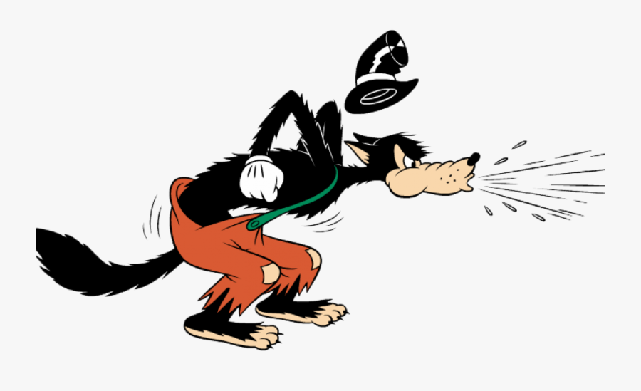 Big Bad Wolf From 3 Little Pigs, Transparent Clipart