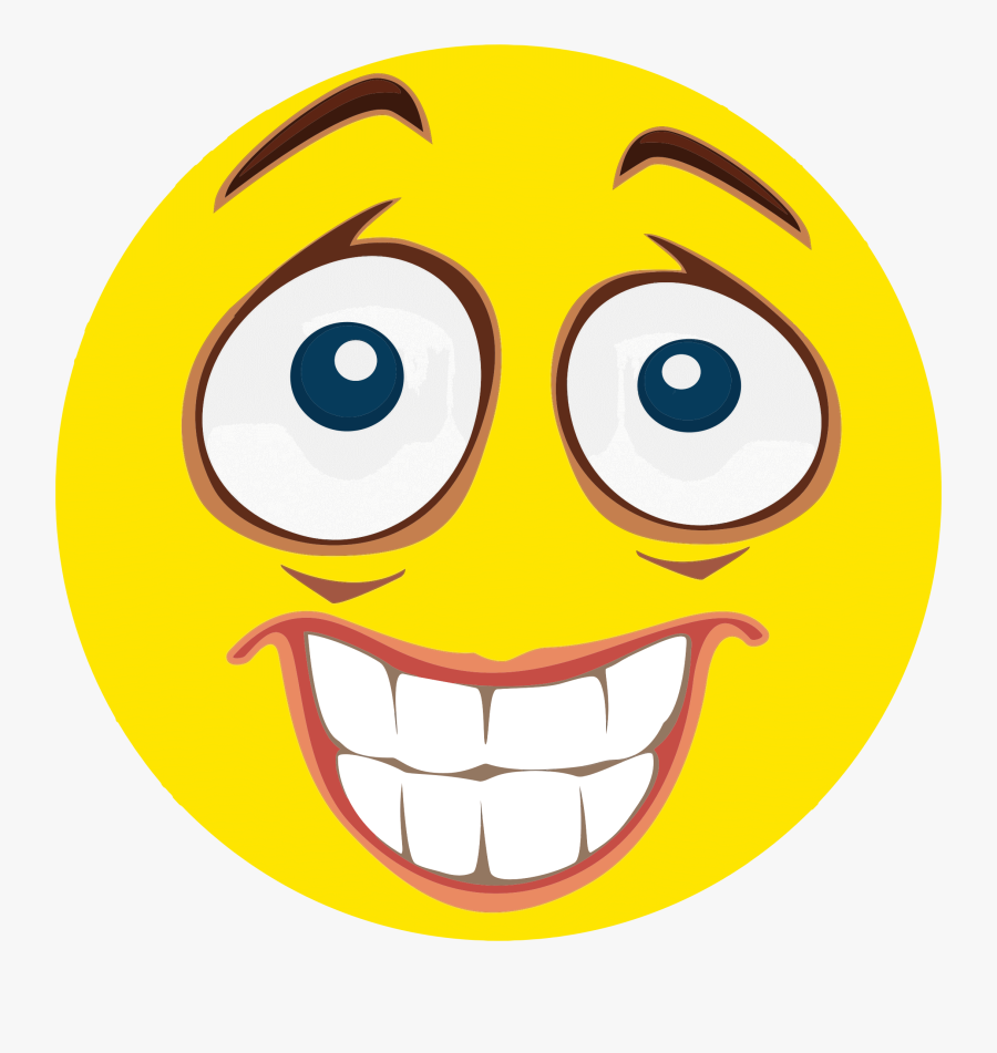 Nervous Emoji Png - Funny Emoji Faces Png, Transparent Clipart
