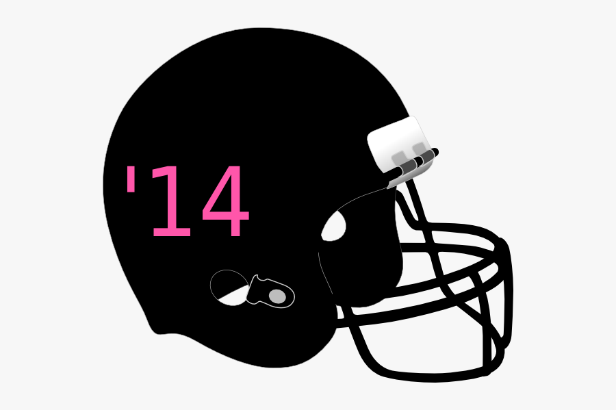Football Helmet Clipart Black, Transparent Clipart
