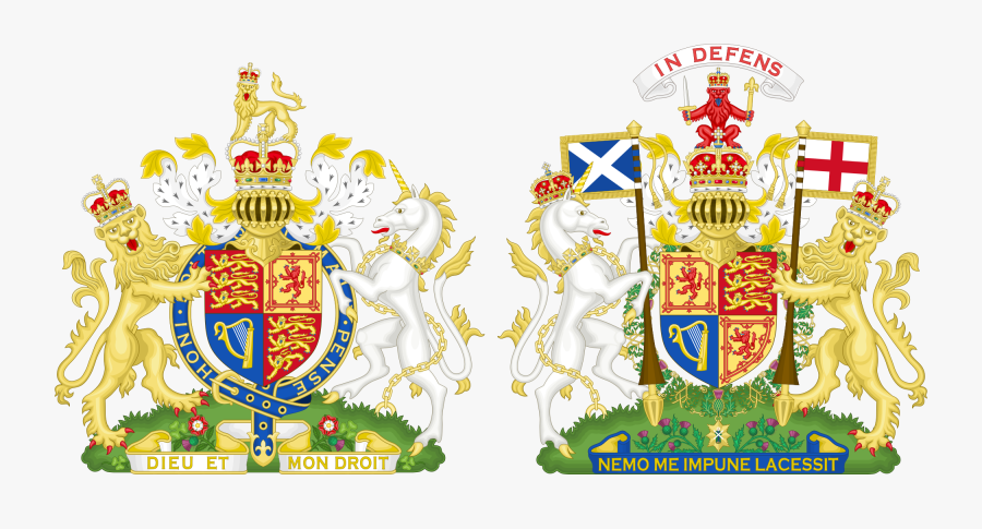 Clip Art File Both Realms Svg - High Court Uk Logo, Transparent Clipart