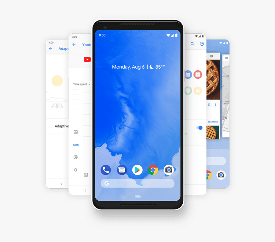 Android Phone Collections At - Android Pie Pixel 2, Transparent Clipart
